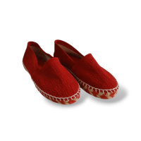 Alpargatas Carolina Herrera Infantil Suede Vermelha - 25 Alpargatas Carolina Herrera Infantil Suede Vermelha - 25