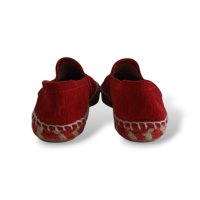 Alpargatas Carolina Herrera Infantil Suede Vermelha - 25 Alpargatas Carolina Herrera Infantil Suede Vermelha - 25