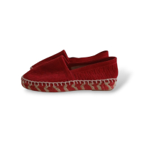 Alpargatas Carolina Herrera Infantil Suede Vermelha - 25 Alpargatas Carolina Herrera Infantil Suede Vermelha - 25