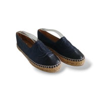 Alpargata Chanel Marinho e Preta- 34