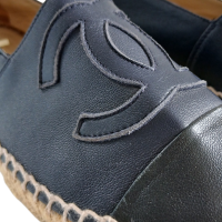 Alpargata Chanel Marinho e Preta- 34