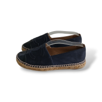 Alpargata Chanel Marinho e Preta- 34