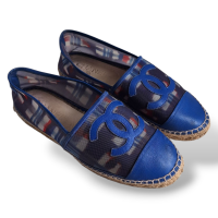 Alpargata Chanel CC Azul-36