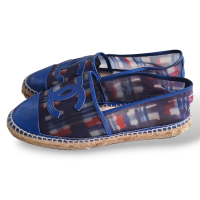 Alpargata Chanel CC Azul-36