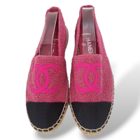 Alpargatas Chanel Pink Atoalhada-35