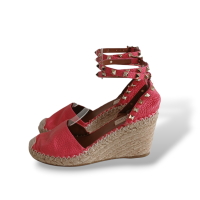 Anabela Valentino Rockstud Rosa Chiclete - 36