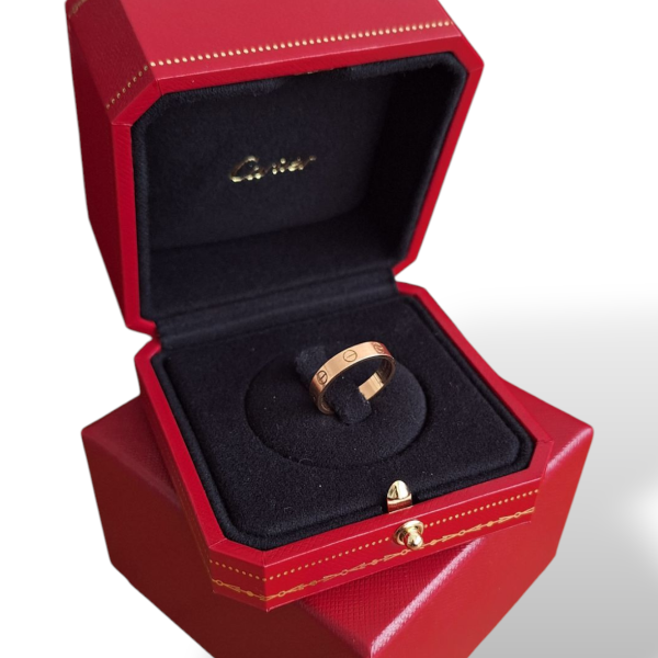 Aliança Cartier Love em Ouro Rosé