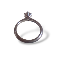 Aliança Tiffany & Co. Brilhante Prata .86CT - 14 Aliança Tiffany & Co. Brilhante Prata .86CT - 14