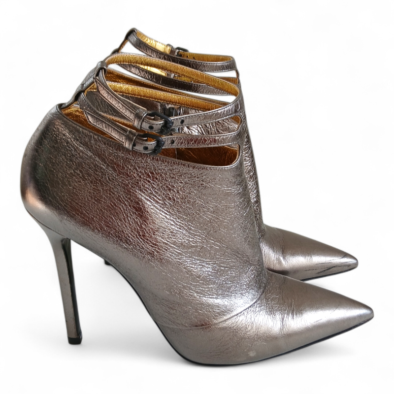 Ankle Boot Bottega Veneta Prata-38