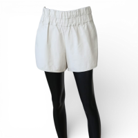 Shorts Talie NK Couro Branco-42