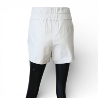 Shorts Talie NK Couro Branco-42