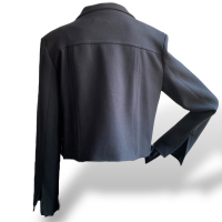 Blazer Animale Preto Alfaiataria - 40