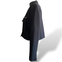Blazer Animale Preto Alfaiataria - 40