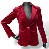 Blazer Cris Barros Veludo Vinho-38