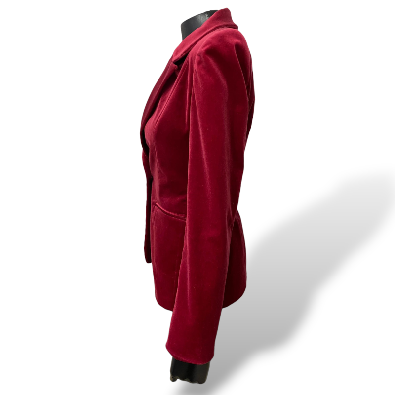 Blazer Cris Barros Veludo Vinho-38