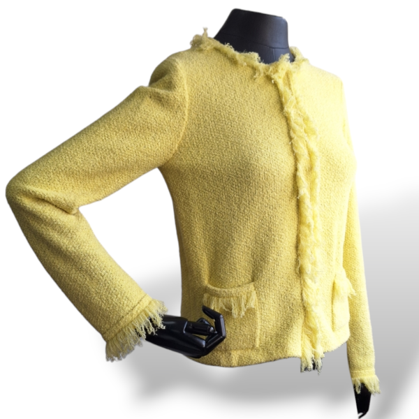 Casaco Prada Chenille Amarelo - 38