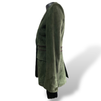 Blazer Emilio Pucci em Camurça Verde Musgo - 38