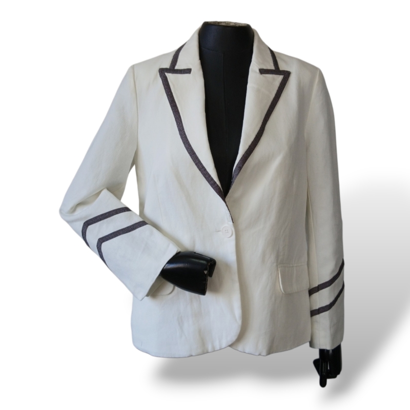 Blazer Zadig &amp; Voltaire Tecido Off White - 36