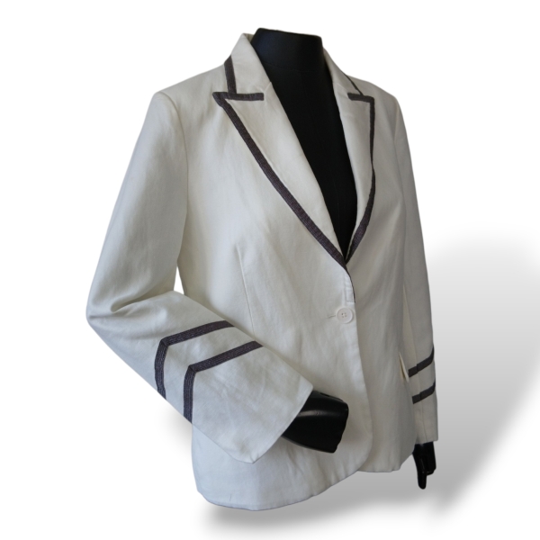 Blazer Zadig &amp; Voltaire Tecido Off White - 36