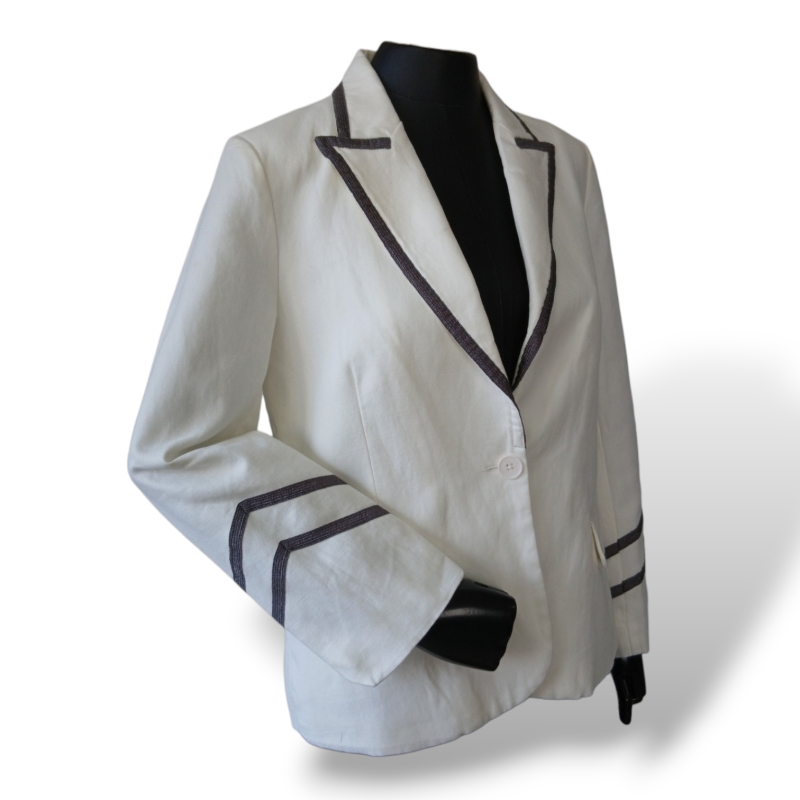 Blazer Zadig &amp; Voltaire Tecido Off White - 36