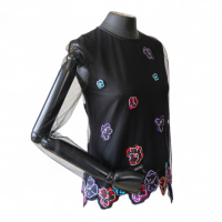 Blusa Emporio Armani em Tule Bordada-38