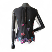 Blusa Emporio Armani em Tule Bordada-38