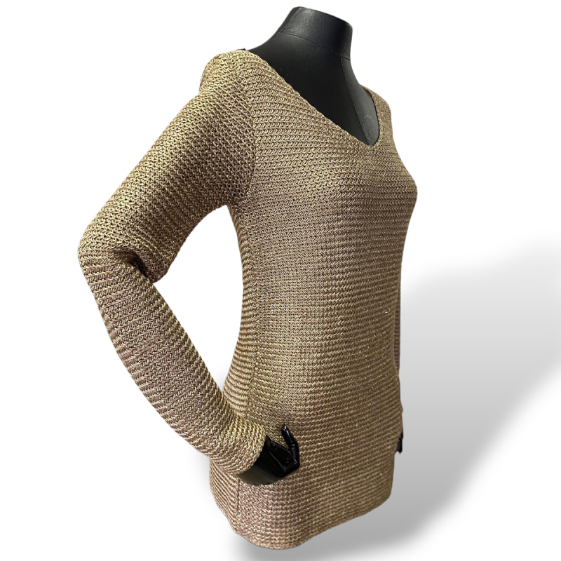 Malha Bobô de Linha Dourada-P