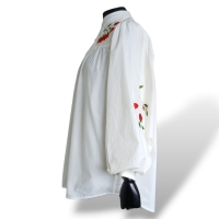 Blusa Betina de Luca + Léo Neves Tecido Off White - P Blusa Betina de Luca + Léo Neves Tecido Off White - P