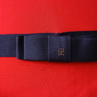 Blusa Carolina Herrera Vermelha e Marinho-P