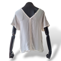Blusa Chanel em Seda Off White-M