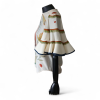 Blusa Chloé Off White Estampada Em Seda-34