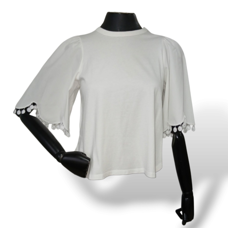 Blusa Chloé Tecido Branco - M 