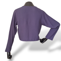 Blusa Cris Barros Croped Marinho-36