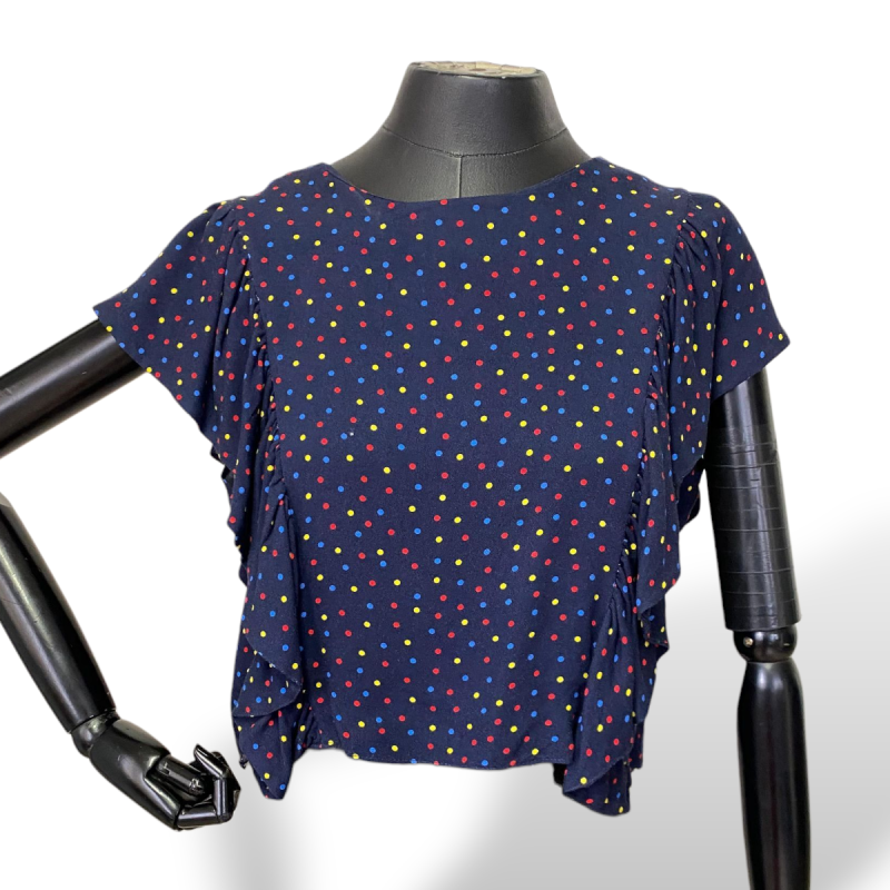 Blusa Cruise Poá Colorida-38 Blusa Cruise Poá Colorida-38