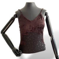 Regata Christian Dior Renda Marrom-40