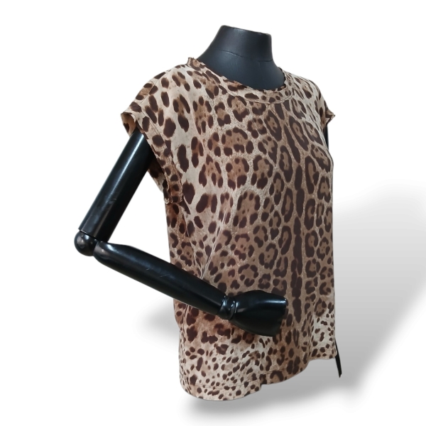 Blusa Dolce &amp; Gabbana Leopard Print - 38 