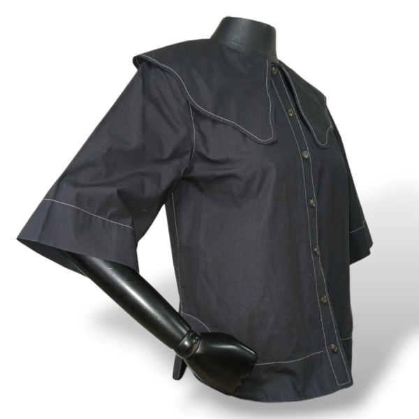 Blusa Ganni Tecido Preto - 36 