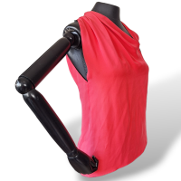 Blusa Gucci Seda Rosa-PP