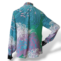 Blusa Gucci em Seda Estampada - 36