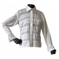 Camisa Lu Monteiro Branca com Renda-38