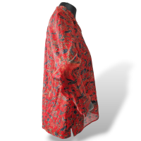 Camisa Isabel Marant Estampada Vermelha-34