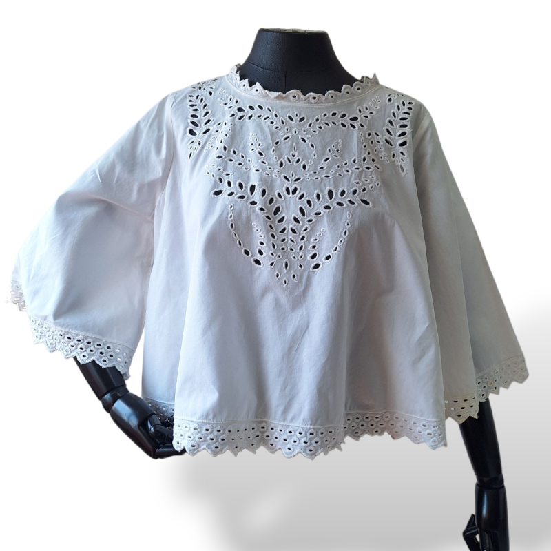 Blusa Isabel Marant Branca-38 Blusa Isabel Marant Branca-38