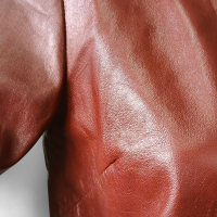 Blusa Patricia Viera Couro Marrom