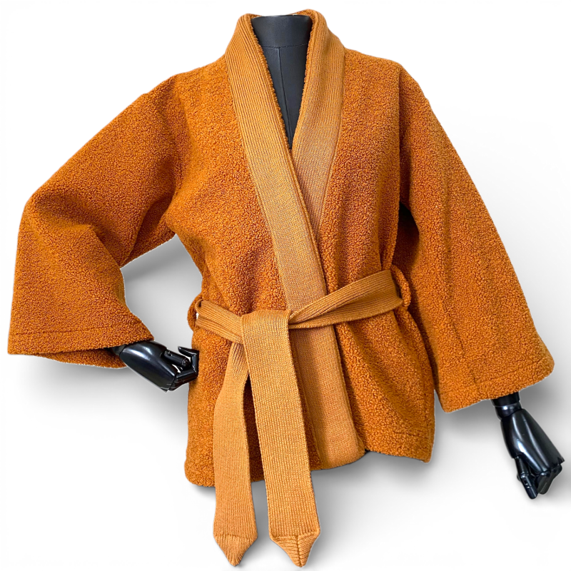 Kimono Missinclof Terracota Atoalhado-M