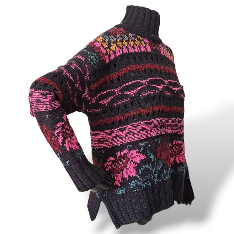 Malha Cecilia Prado Colorida-P