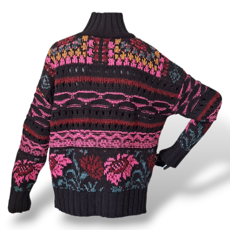 Malha Cecilia Prado Colorida-P