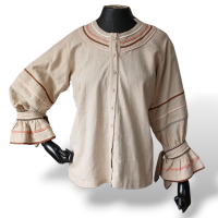 Blusa Framed Bege em Linho-36