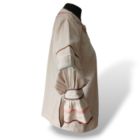 Blusa Framed Bege em Linho-36