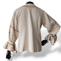 Blusa Framed Bege em Linho-36