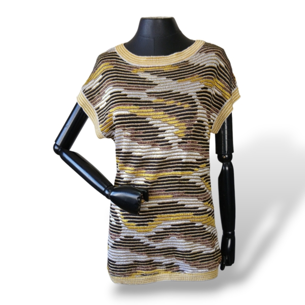 Blusa Missoni Tecido Colorido - M 